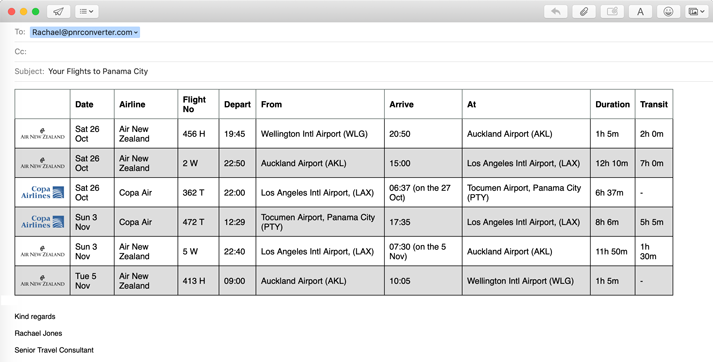 easy pnr converter